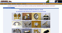Desktop Screenshot of cernex.com